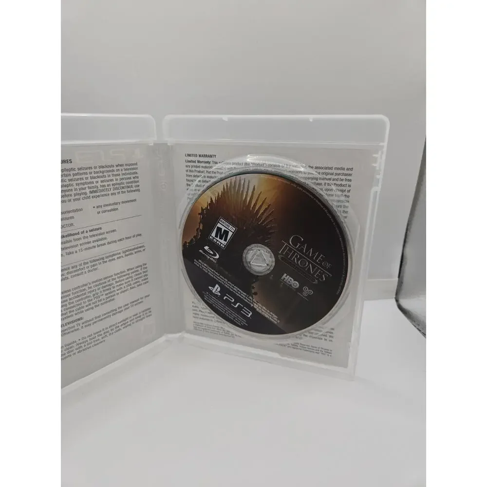 PlayStation 3 PS3 Game Game Of Thrones Case & Game Only No Manual